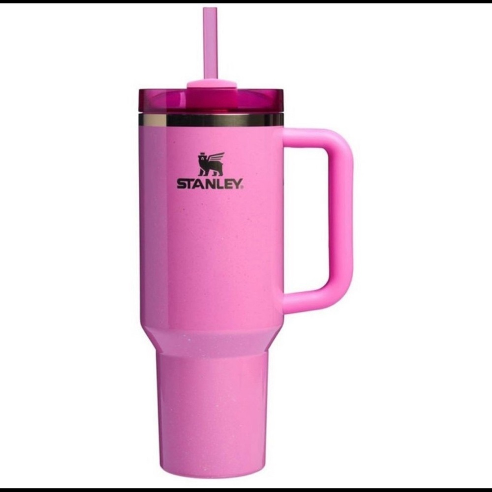 Limited Edition Glinda Wicked Stanley Pink Tumbler with Straw